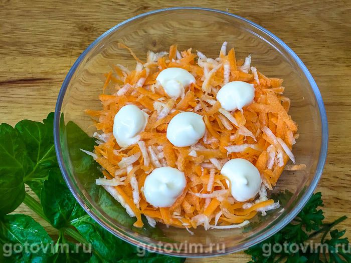 Фотографии рецепта Салат из сельдерея и моркови, 03 Салат из сельдерея и моркови, Шаг 03