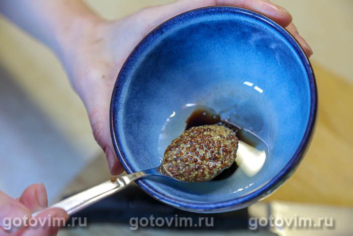 Фотографии рецепта Немецкий картофельный салат с горчичной заправкой, 03 Немецкий картофельный салат с горчичной заправкой, Шаг 03