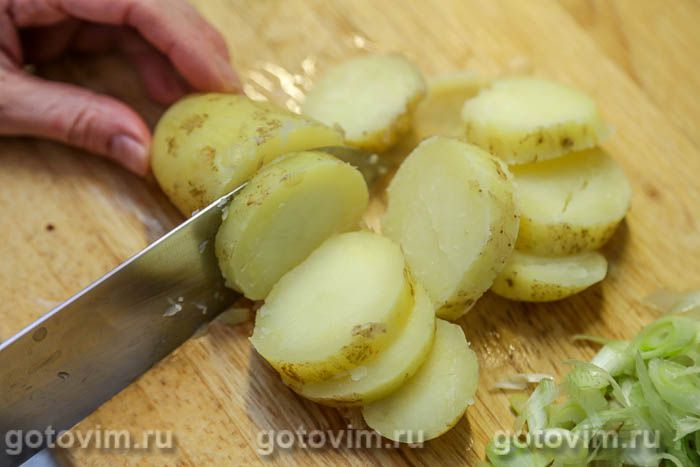 Фотографии рецепта Немецкий картофельный салат с горчичной заправкой, 01 Немецкий картофельный салат с горчичной заправкой, Шаг 01