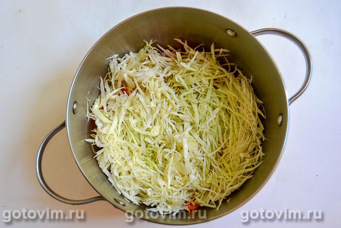 Фотографии рецепта Салат «Охотничий» на зиму, 02 Салат «Охотничий» на зиму, Шаг 02