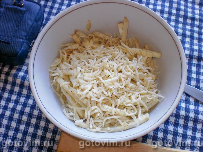 Фотографии рецепта Салат с жареным сельдереем и овощами, 04 Салат с жареным сельдереем и овощами, Шаг 04