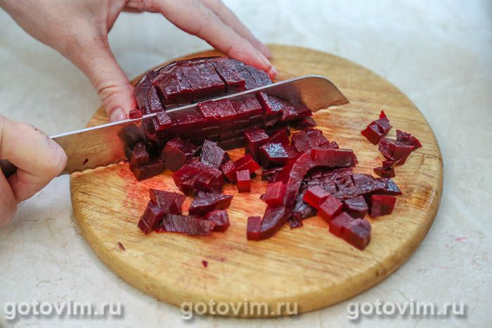 Фотографии рецепта Салат из чечевицы со свеклой, 04 Салат из чечевицы со свеклой, Шаг 04