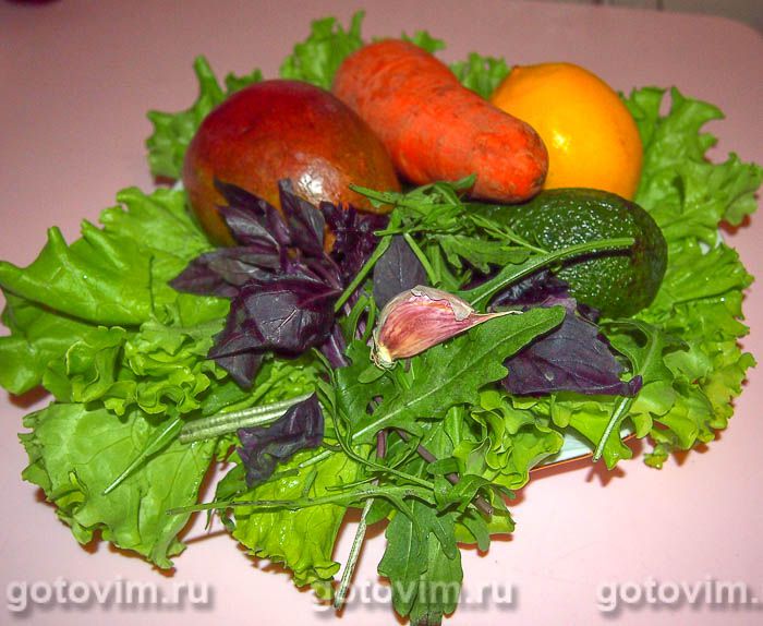 Фотографии рецепта Овощной салат с авокадо, манго и кукурузой, 01 Овощной салат с авокадо, манго и кукурузой, Шаг 01