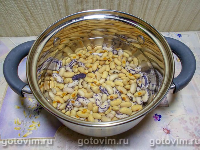 Фотографии рецепта Салат с фасолью и мясом, 01 Салат с фасолью и мясом, Шаг 01