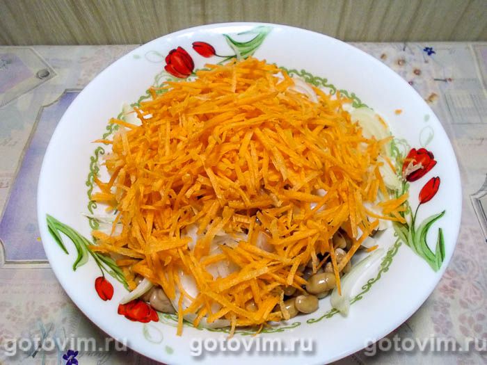Фотографии рецепта Салат с фасолью и мясом, 05 Салат с фасолью и мясом, Шаг 05