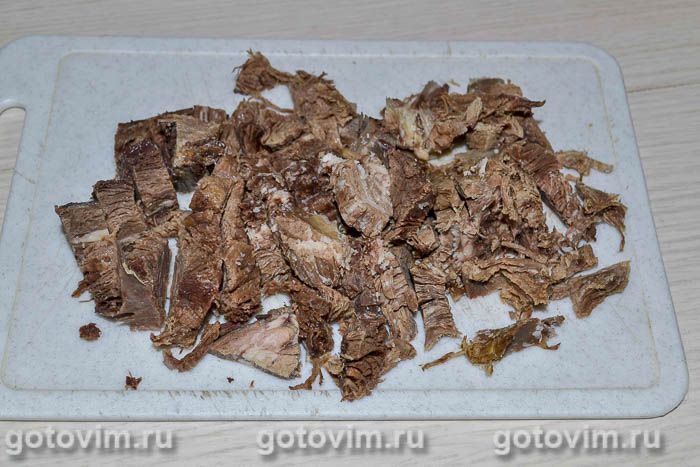 Фотографии рецепта Салат из редьки с говядиной, 04 Салат из редьки с говядиной, Шаг 04