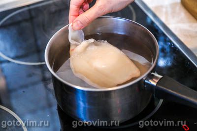 Фотографии рецепта Салат из кальмаров с корейской морковью, 01 Салат из кальмаров с корейской морковью, Шаг 01