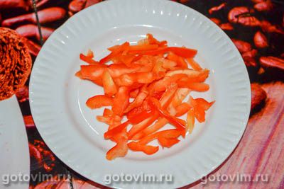 Фотографии рецепта Салат из кальмаров с солеными огурцами, 03 Салат из кальмаров с солеными огурцами, Шаг 03