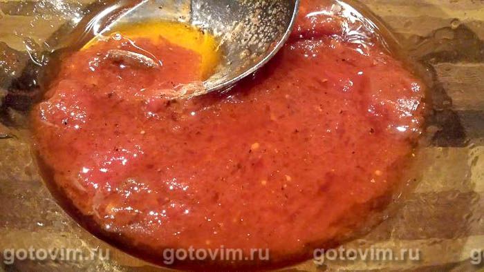 Фотографии рецепта Салат с курицей, жареным беконом и грибами от шеф-повара, 05 Салат с курицей, жареным беконом и грибами от шеф-повара, Шаг 05