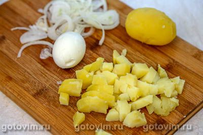 Фотографии рецепта Салат с морской капустой и картофелем, 01 Салат с морской капустой и картофелем, Шаг 01