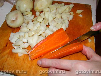 Фотографии рецепта Салат с копченой курицей (а-ля «Оливье»), 01 Салат с копченой курицей (а-ля «Оливье»), Шаг 01