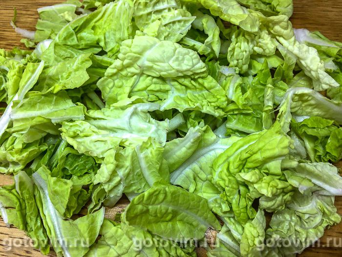 Фотографии рецепта Салат из пекинской капусты с кукурузой, помидорами и болгарским перцем, 01 Салат из пекинской капусты с кукурузой, помидорами и болгарским перцем, Шаг 01