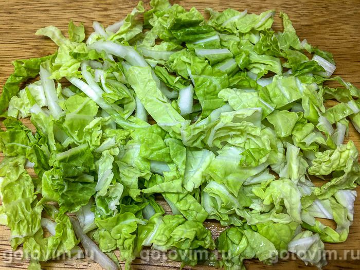 Фотографии рецепта Салат из пекинской капусты, кукурузы и огурца с майонезом, 01 Салат из пекинской капусты, кукурузы и огурца с майонезом, Шаг 01