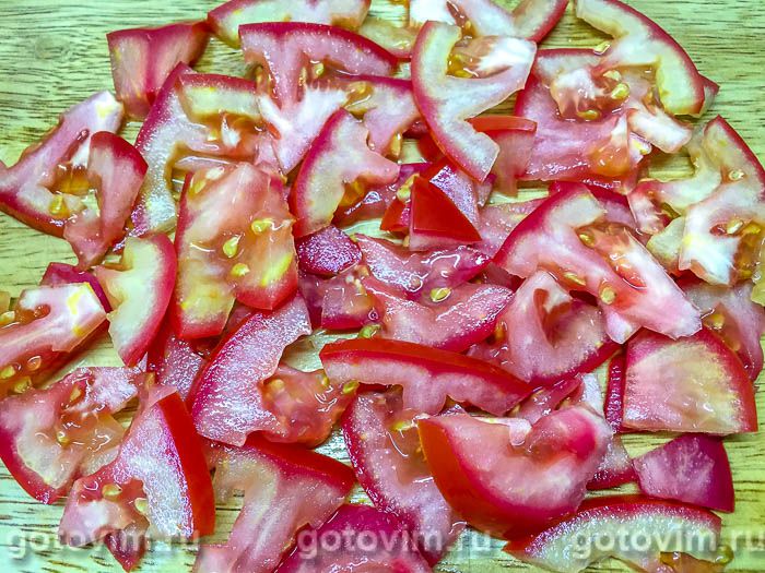 Фотографии рецепта Салат из пекинской капусты, кукурузы и огурца с майонезом, 03 Салат из пекинской капусты, кукурузы и огурца с майонезом, Шаг 03