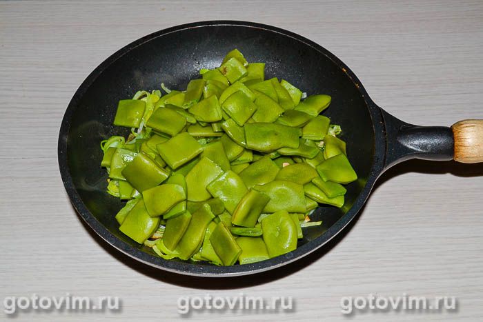 Фотографии рецепта Салат из стручковой фасоли и яйца, 05 Салат из стручковой фасоли и яйца, Шаг 05