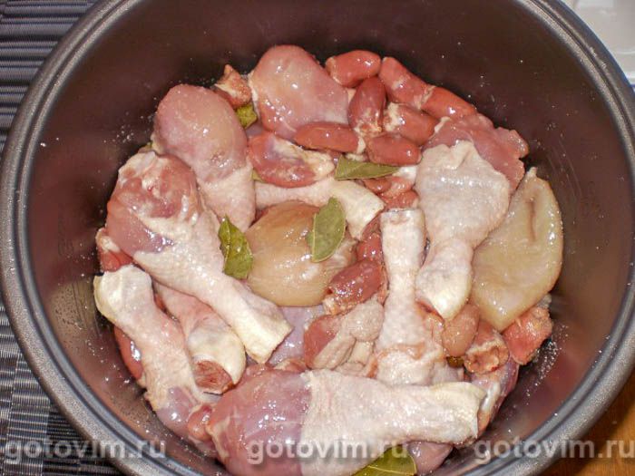 Фотографии рецепта Сальтисон из курицы в мультиварке, 01 Сальтисон из курицы в мультиварке, Шаг 01