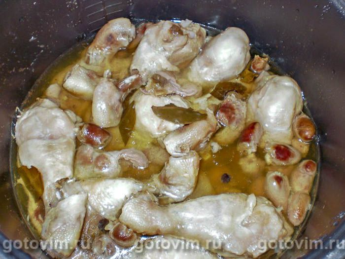 Фотографии рецепта Сальтисон из курицы в мультиварке, 02 Сальтисон из курицы в мультиварке, Шаг 02