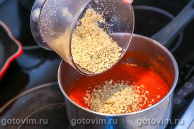 Фотографии рецепта Соус сацебели из помидоров с грецкими орехами, 05 Соус сацебели из помидоров с грецкими орехами, Шаг 05