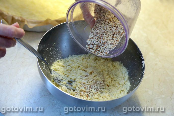 Фотографии рецепта Сбричолата с черной смородиной и миндальной крошкой, 09 Сбричолата с черной смородиной и миндальной крошкой, Шаг 09