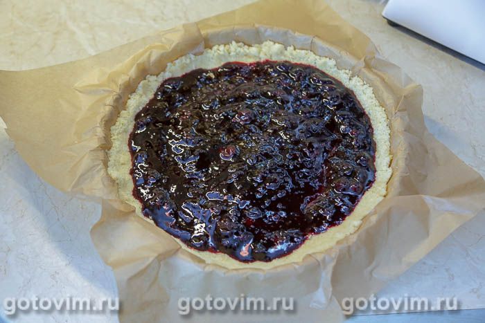 Фотографии рецепта Сбричолата с черной смородиной и миндальной крошкой, 10 Сбричолата с черной смородиной и миндальной крошкой, Шаг 10