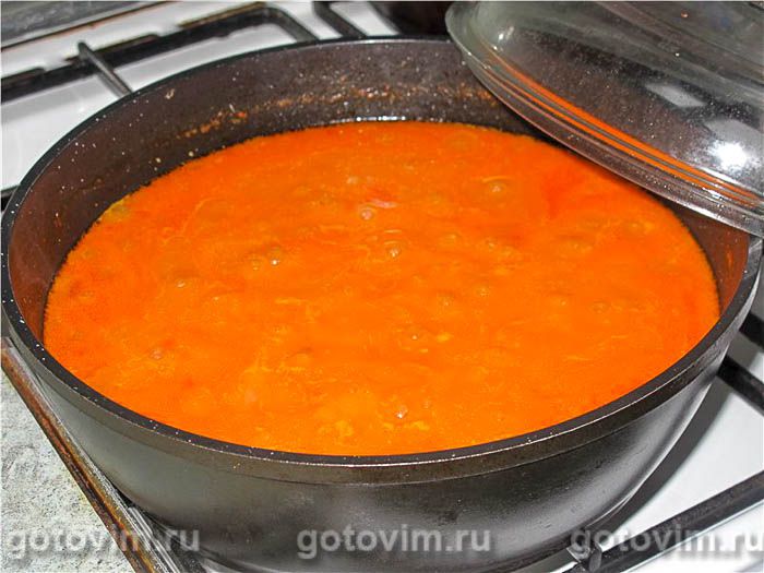 Фотографии рецепта Шакшука (или матбуха с яйцом), 04 Шакшука (или матбуха с яйцом), Шаг 04