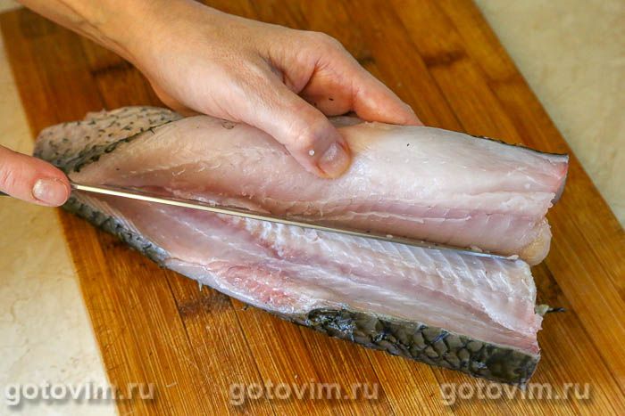 Фотографии рецепта Шашлык рыбный из белого амура в маринаде с водкой , 02 Шашлык рыбный из белого амура в маринаде с водкой , Шаг 02