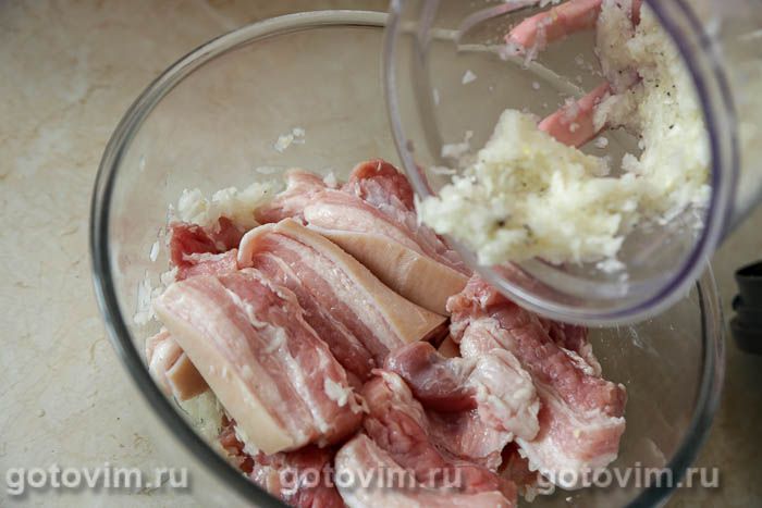 Фотографии рецепта Шашлык «Наполеон» с картофелем (в духовке), 02 Шашлык «Наполеон» с картофелем (в духовке), Шаг 02