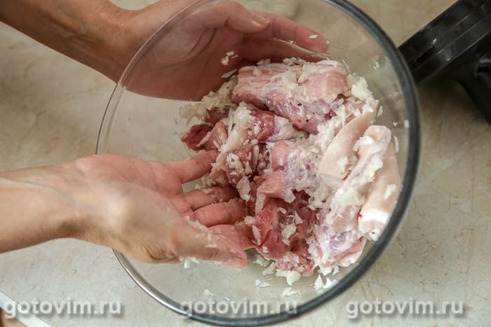 Фотографии рецепта Шашлык «Наполеон» (в духовке), 03 Шашлык «Наполеон» (в духовке), Шаг 03