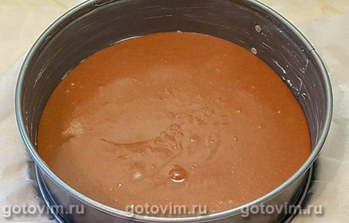 Фотографии рецепта Шоколадный кекс с вареной сгущенкой, 03 Шоколадный кекс с вареной сгущенкой, Шаг 03