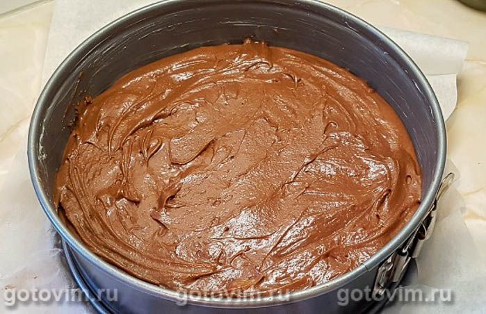 Фотографии рецепта Шоколадный кекс с вареной сгущенкой, 05 Шоколадный кекс с вареной сгущенкой, Шаг 05