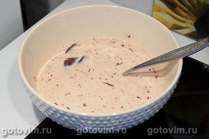 Фотографии рецепта Шоколадное желе (двухцветное), 03 Шоколадное желе (двухцветное), Шаг 03