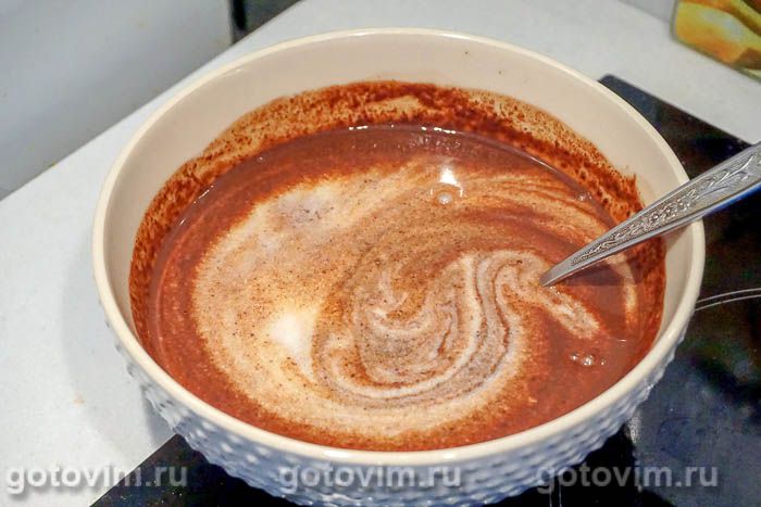 Фотографии рецепта Шоколадное желе (двухцветное), 05 Шоколадное желе (двухцветное), Шаг 05