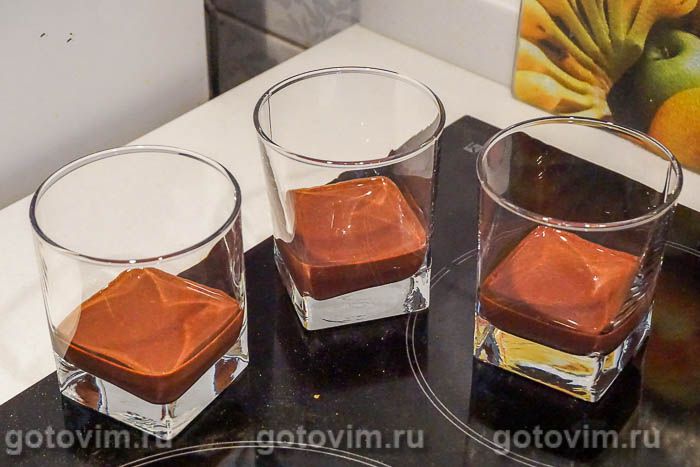 Фотографии рецепта Шоколадное желе (двухцветное), 07 Шоколадное желе (двухцветное), Шаг 07