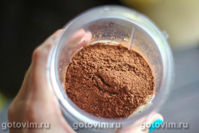 Фотографии рецепта Шоколадный мусс с бананом, 03 Шоколадный мусс с бананом, Шаг 03
