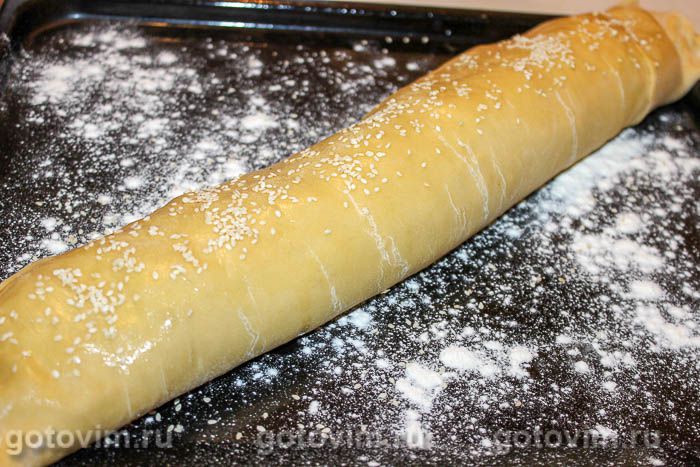 Фотографии рецепта Штрудель с мясом, 06 Штрудель с мясом, Шаг 06