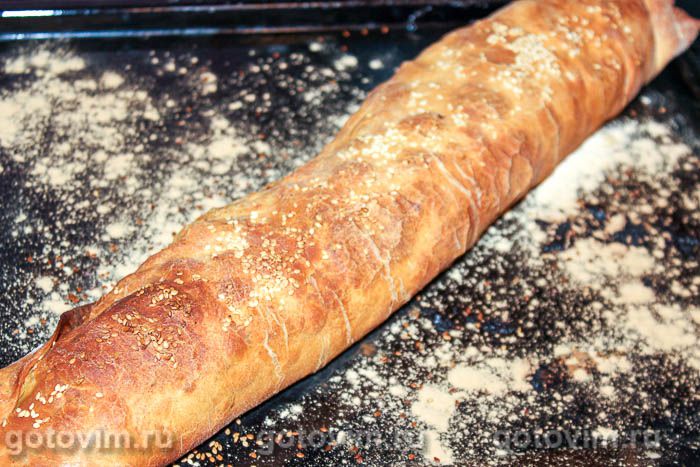Фотографии рецепта Штрудель с мясом, 07 Штрудель с мясом, Шаг 07