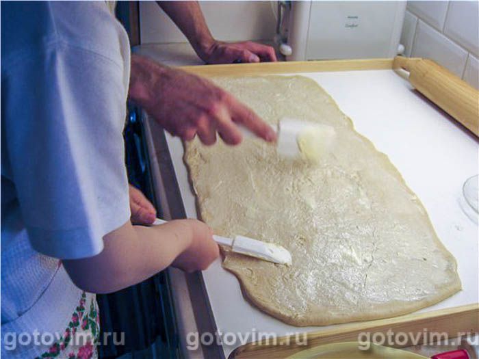 Фотографии рецепта Шведские булочки с корицей (Kanelbulle), 05 Шведские булочки с корицей (Kanelbulle), Шаг 05