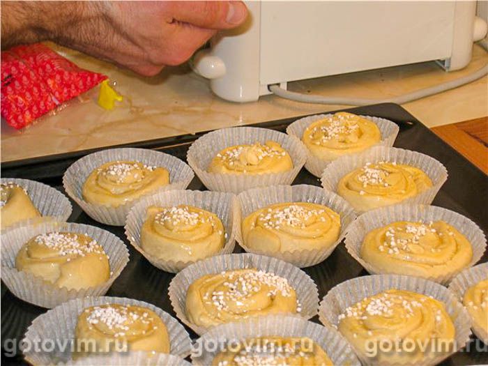 Фотографии рецепта Шведские булочки с корицей (Kanelbulle), 08 Шведские булочки с корицей (Kanelbulle), Шаг 08