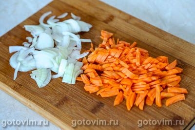 Фотографии рецепта Щи с квашеной капустой и перловкой, 02 Щи с квашеной капустой и перловкой, Шаг 02