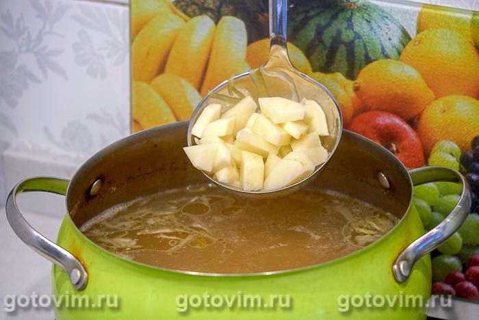 Фотографии рецепта Щи из квашеной капусты с пшеном и говяжьими ребрышками, 06 Щи из квашеной капусты с пшеном и говяжьими ребрышками, Шаг 06