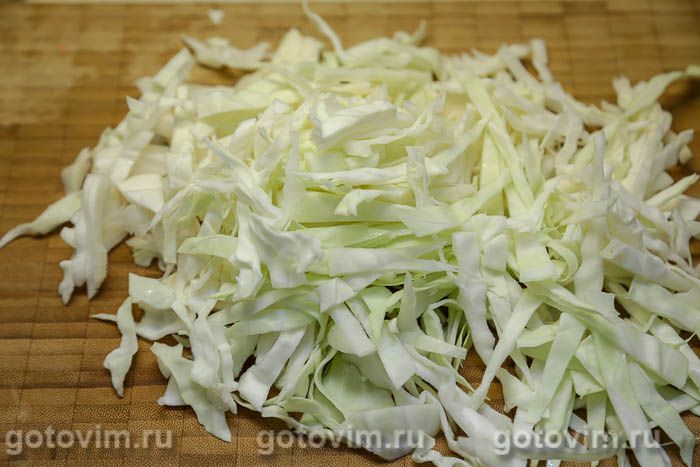 Фотографии рецепта Щи с мясом и солеными грибами, 02 Щи с мясом и солеными грибами, Шаг 02