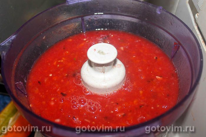 Фотографии рецепта Сырая аджика из болгарского перца и помидоров, 04 Сырая аджика из болгарского перца и помидоров, Шаг 04
