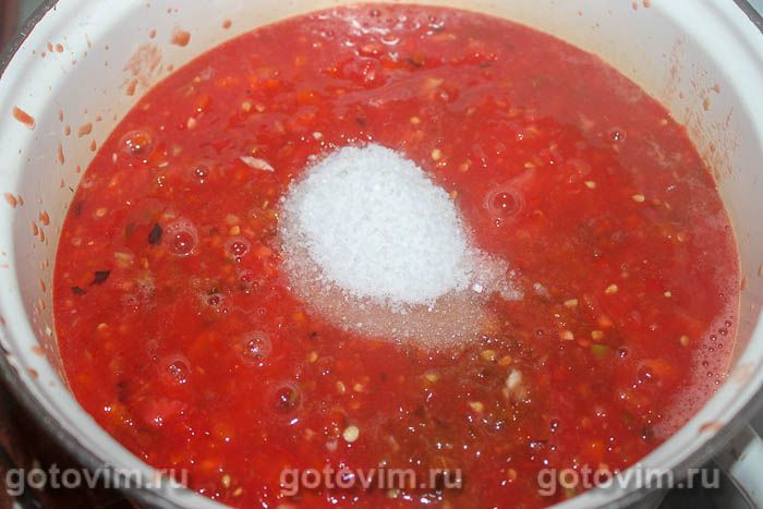 Фотографии рецепта Сырая аджика из болгарского перца и помидоров, 05 Сырая аджика из болгарского перца и помидоров, Шаг 05