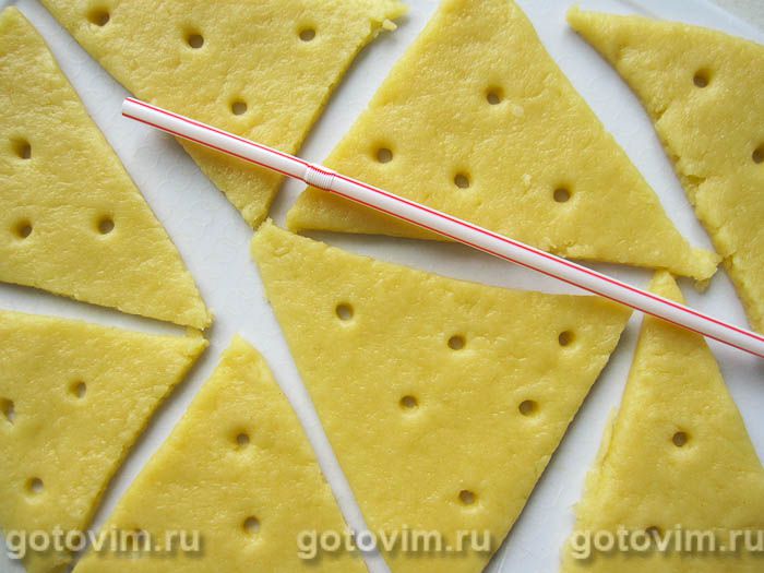 Фотографии рецепта Тонкое сырное печенье, 07 Тонкое сырное печенье, Шаг 07