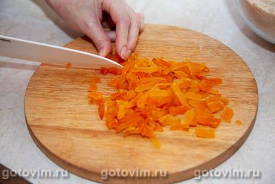 Фотографии рецепта Сконы с курагой и шоколадом, 02 Сконы с курагой и шоколадом, Шаг 02