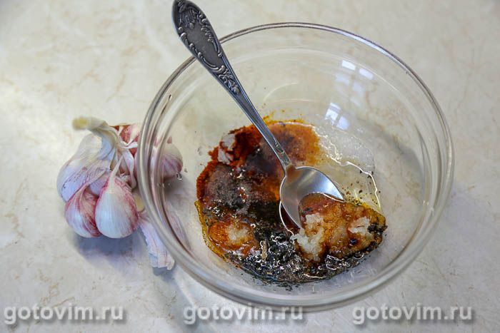 Фотографии рецепта Скумбрия в средиземноморском маринаде, запеченная в духовке, 03 Скумбрия в средиземноморском маринаде, запеченная в духовке, Шаг 03