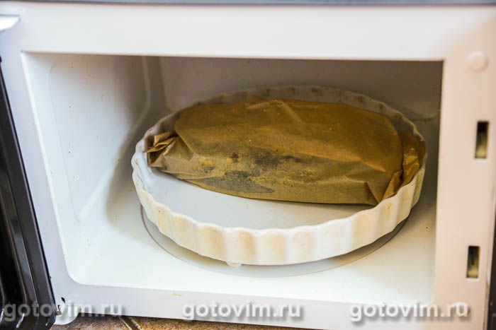 Фотографии рецепта Скумбрия с чесночным маслом в микроволновке, 06 Скумбрия с чесночным маслом в микроволновке, Шаг 06