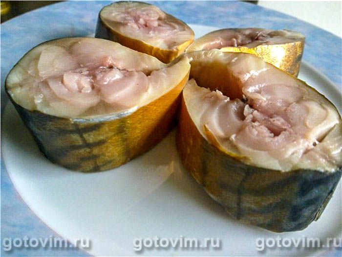 Фотографии рецепта Домашняя «копченая» скумбрия в луковой шелухе, 02 Домашняя «копченая» скумбрия в луковой шелухе, Шаг 02