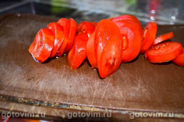 Фотографии рецепта Скумбрия с помидорами в духовке, 02 Скумбрия с помидорами в духовке, Шаг 02