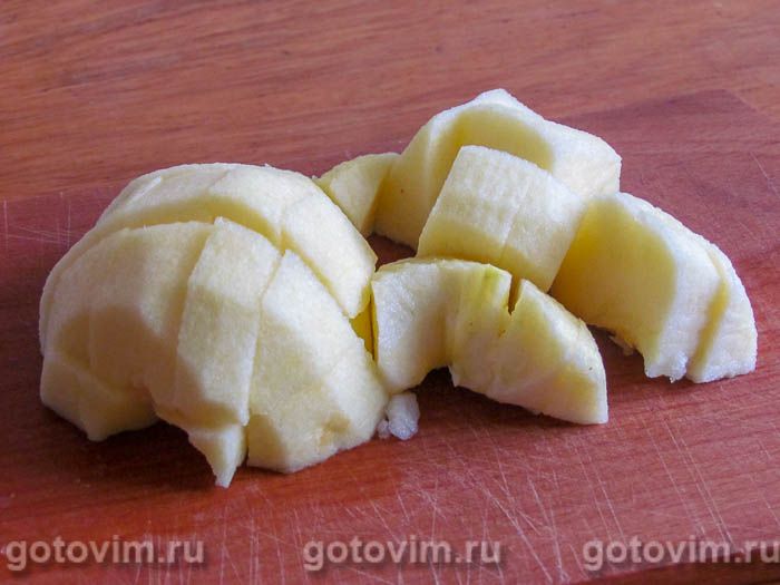 Фотографии рецепта Сладкая каша из булгура с тыквой и яблоками, 05 Сладкая каша из булгура с тыквой и яблоками, Шаг 05